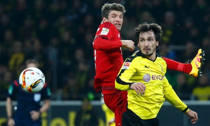 Dortmund va Bayern chia điểm. (Nguồn: Reuters)